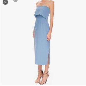 C/MEO Collective blue “take care” dress - Size S